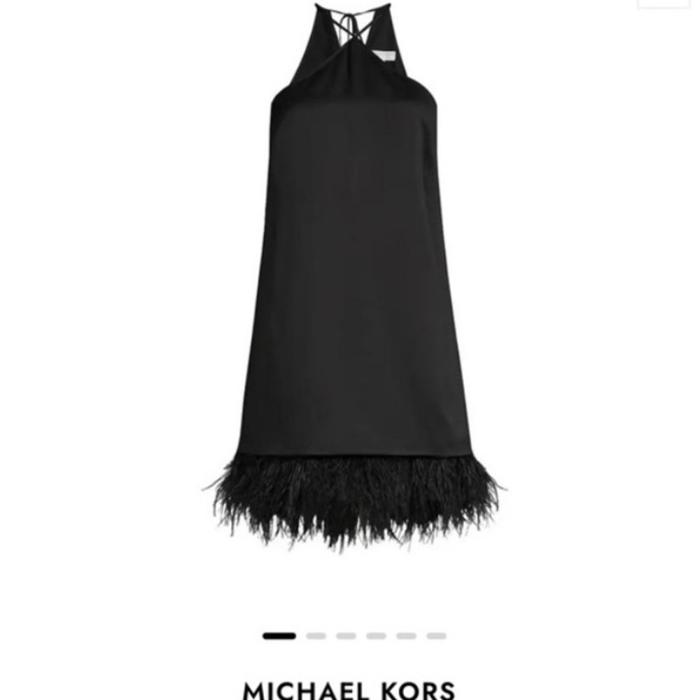 Michael Kors Black
Triangle Feather Dress - Picture 4 of 10